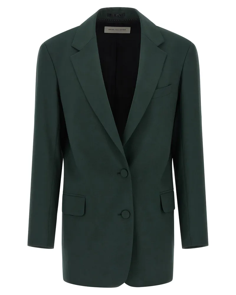 Dries van Noten Trocknen van Note 'Basti' Blazer Green