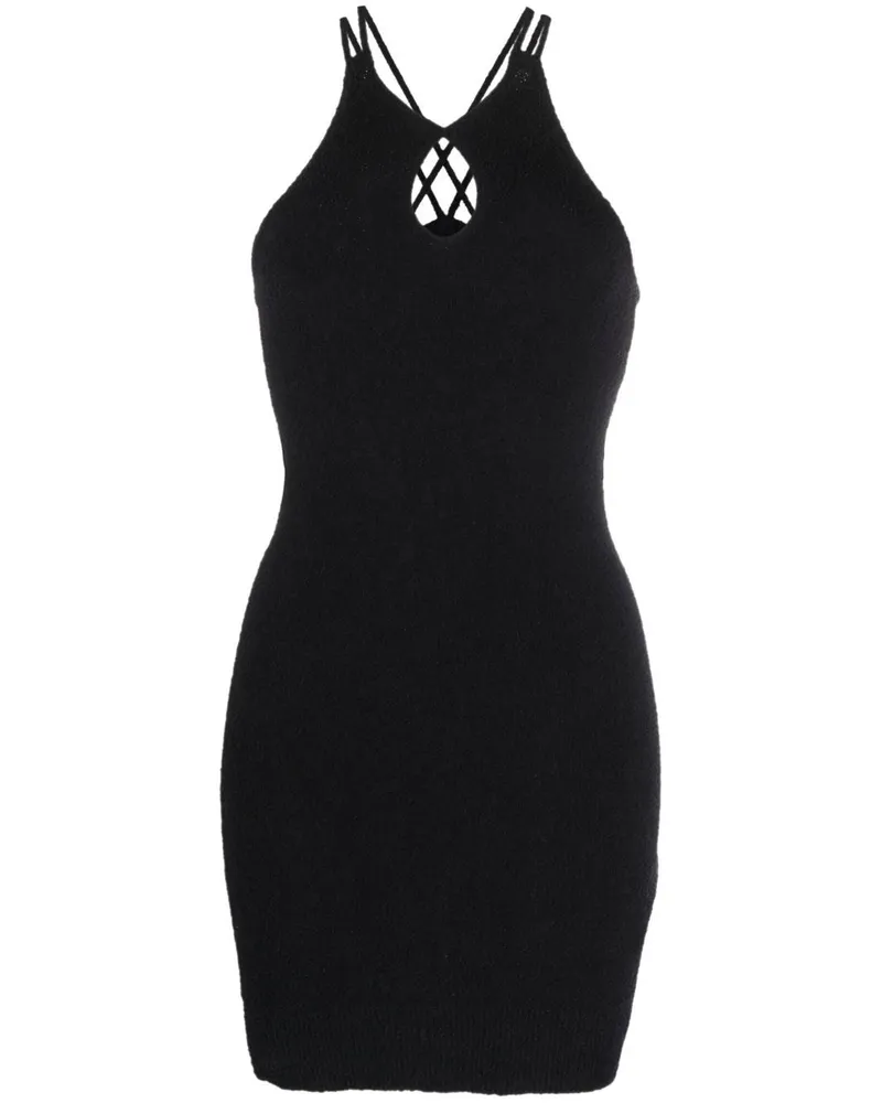 IRO Cotton Mischkleid Black