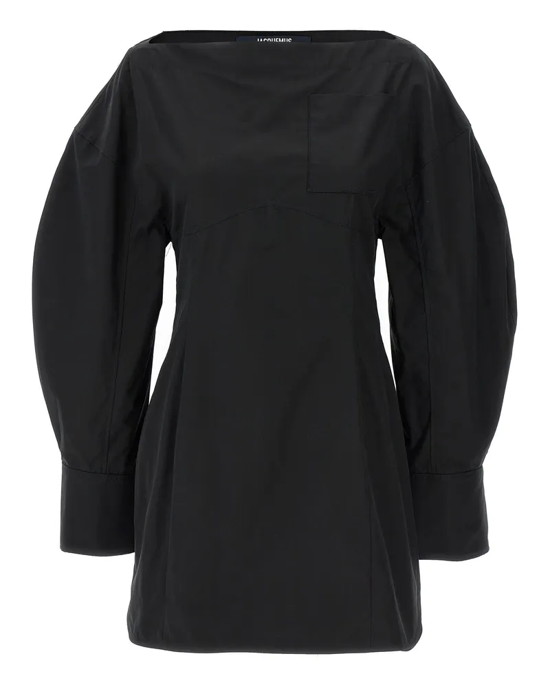 Jacquemus La Robe Chemise Casaco' Kleid Black