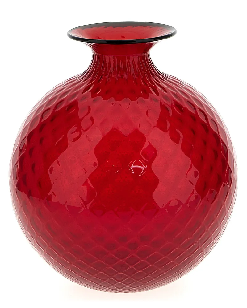 Venini Monofiore Balloton' Vase Red