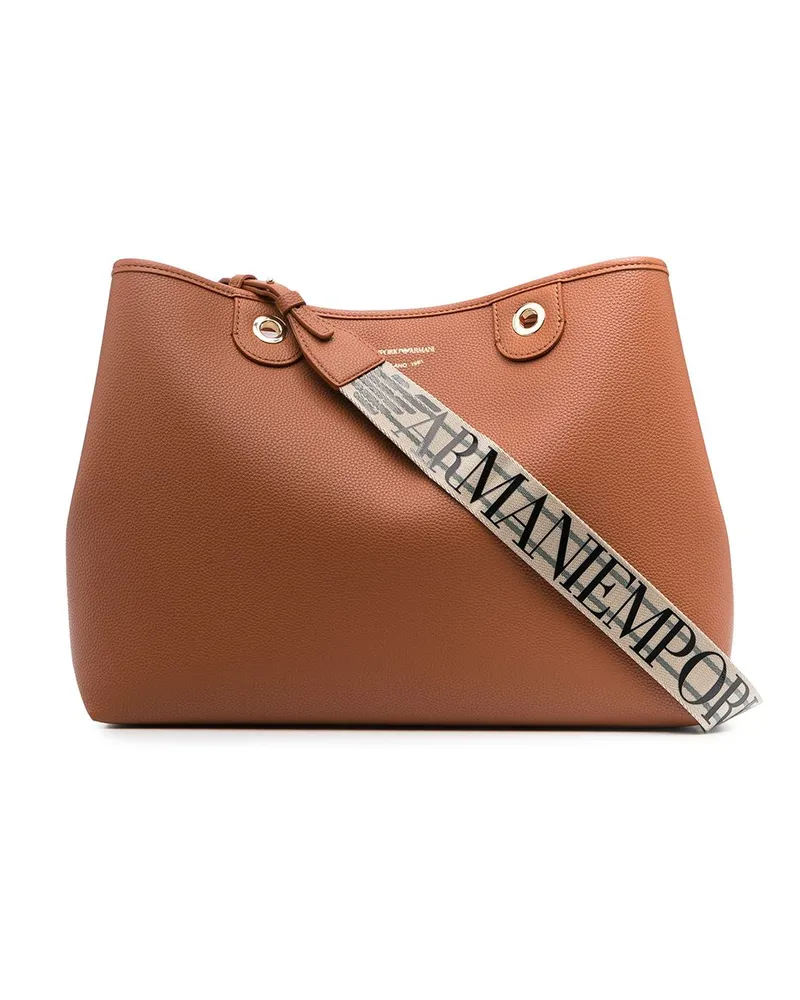 Emporio Armani meine mittlere Einkaufstasche Leather