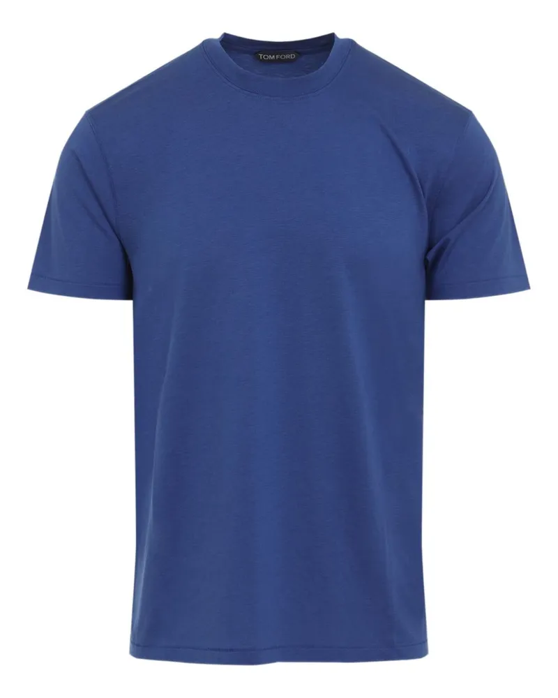 Tom Ford T-Shirt aus Baumwollmischung Blue