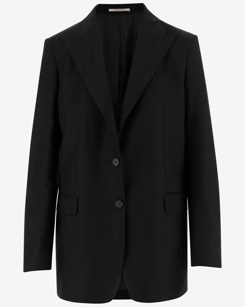 Tagliatore Two Button Long Jacke Black