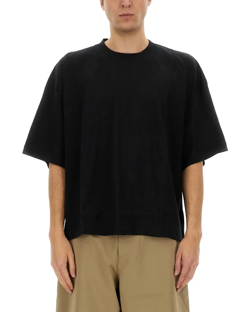 Studio Nicholson T -Shirt in Jersey Black