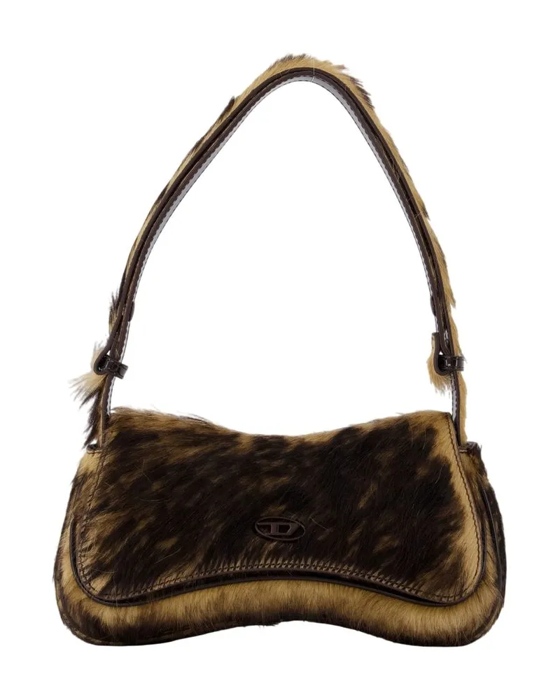 Diesel Spieltasche  Leder Braun Braun