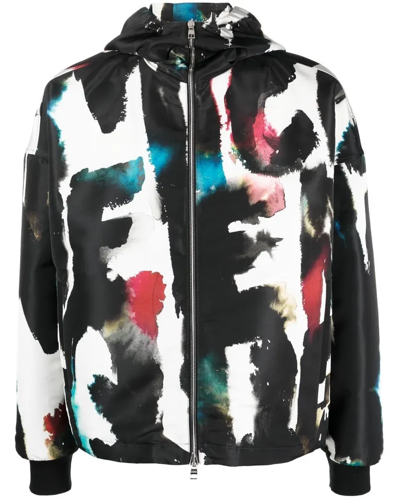 Alexander McQueen Alexander MC Queen Wind Breaker Jacke Multicolour