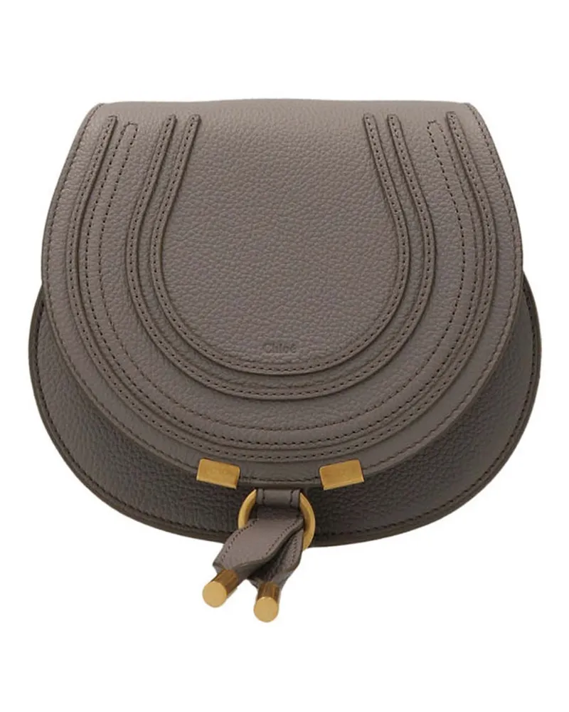 Chloé Kleine Umhängetasche „Saddle Marcie“ von Gray