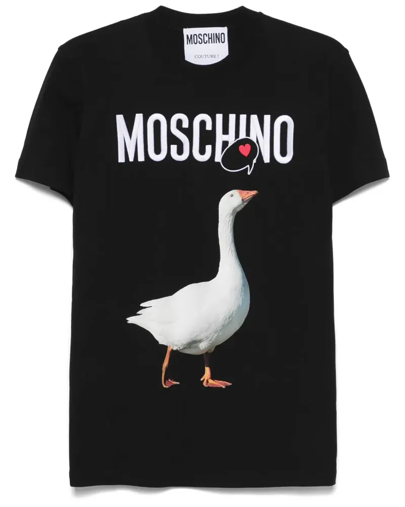 Moschino T -Shirt mit Grafikdruck 1555