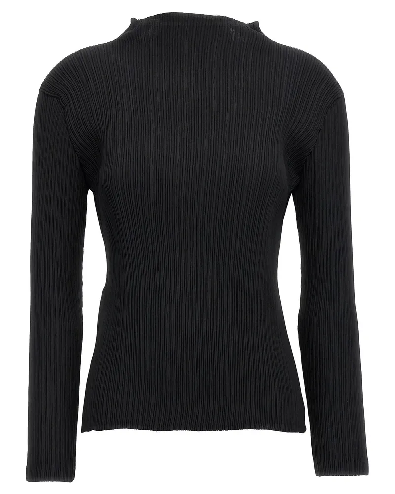 Issey Miyake schlüpfende Falten' Top Black