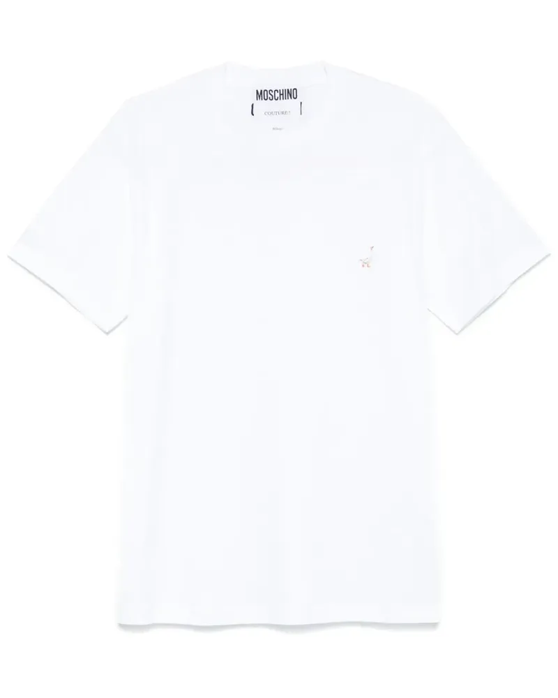 Moschino T -Shirt mit Stickerei 1001
