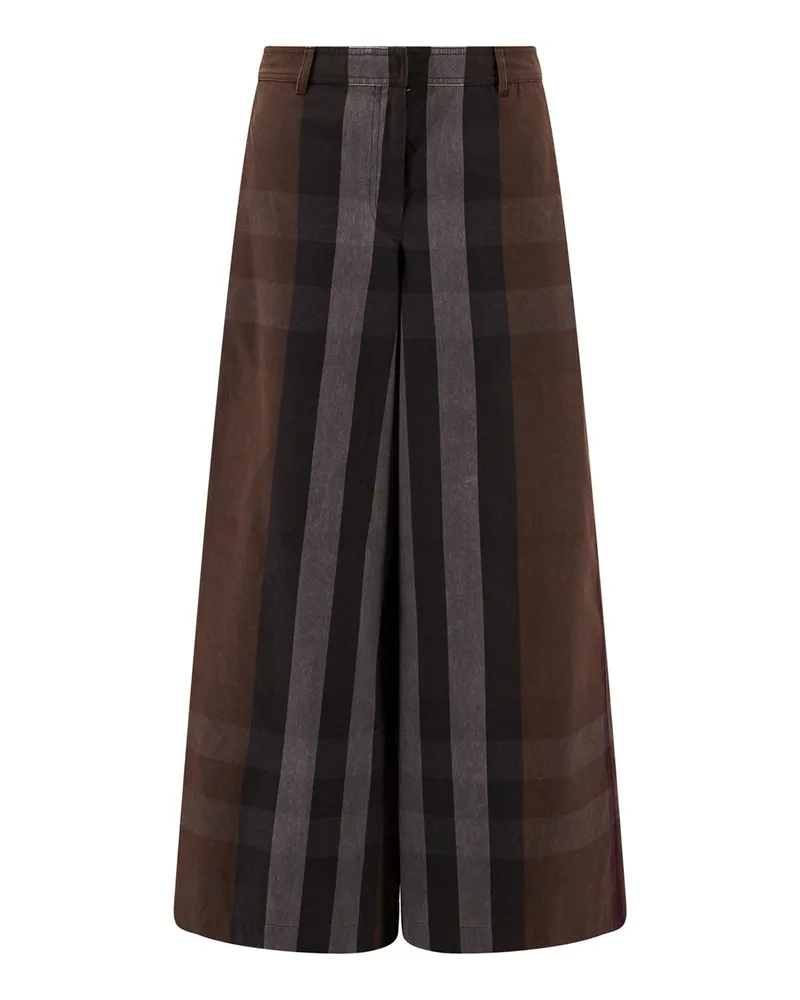 Burberry Baumwollhose Braun