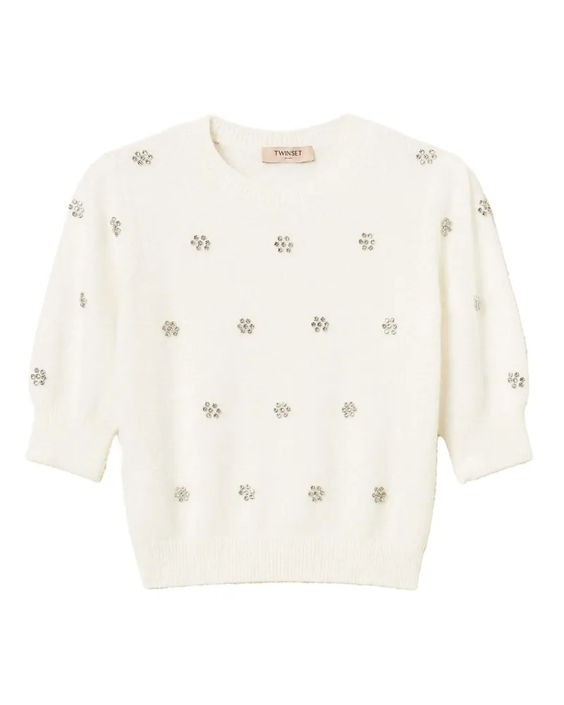 Twin-Set Twin -Set -Pullover weiß White