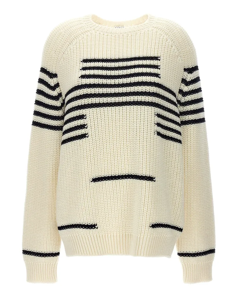Loewe Woll Mischpullover White