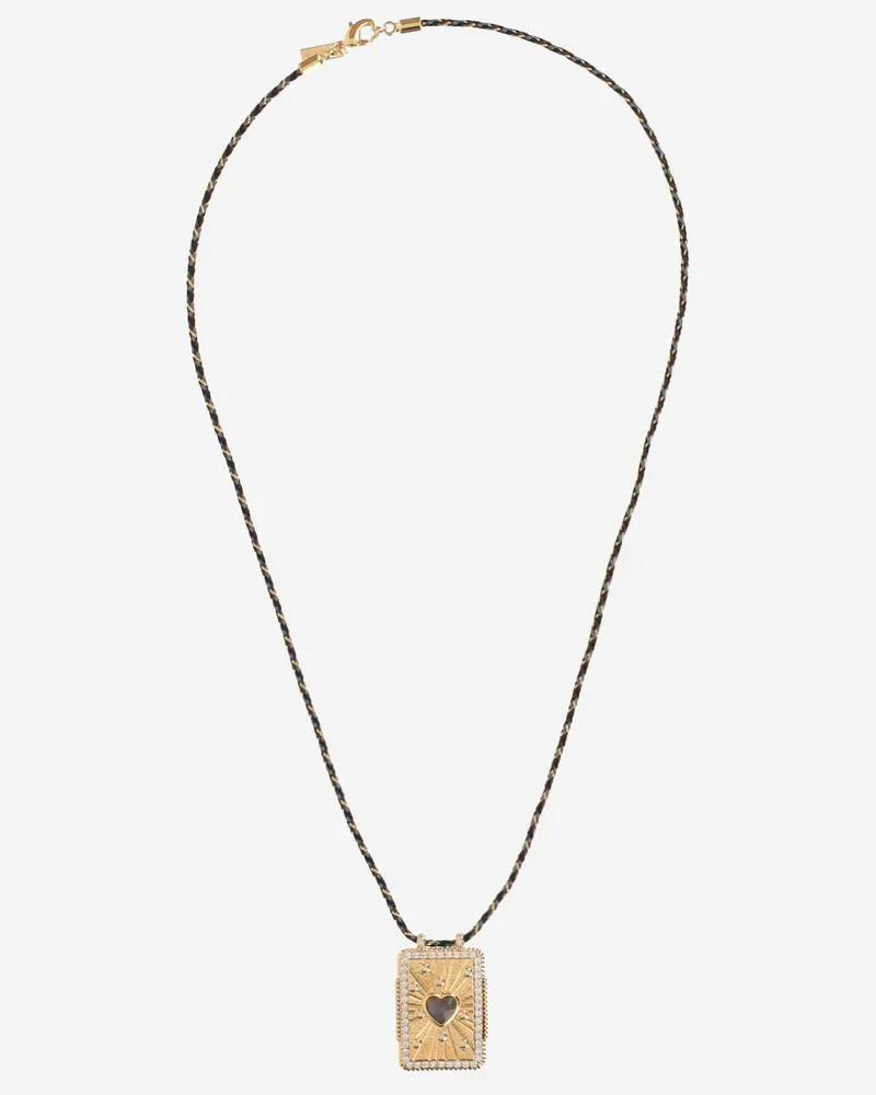 MYA BAY Stone Heart Boheme Halskette Red