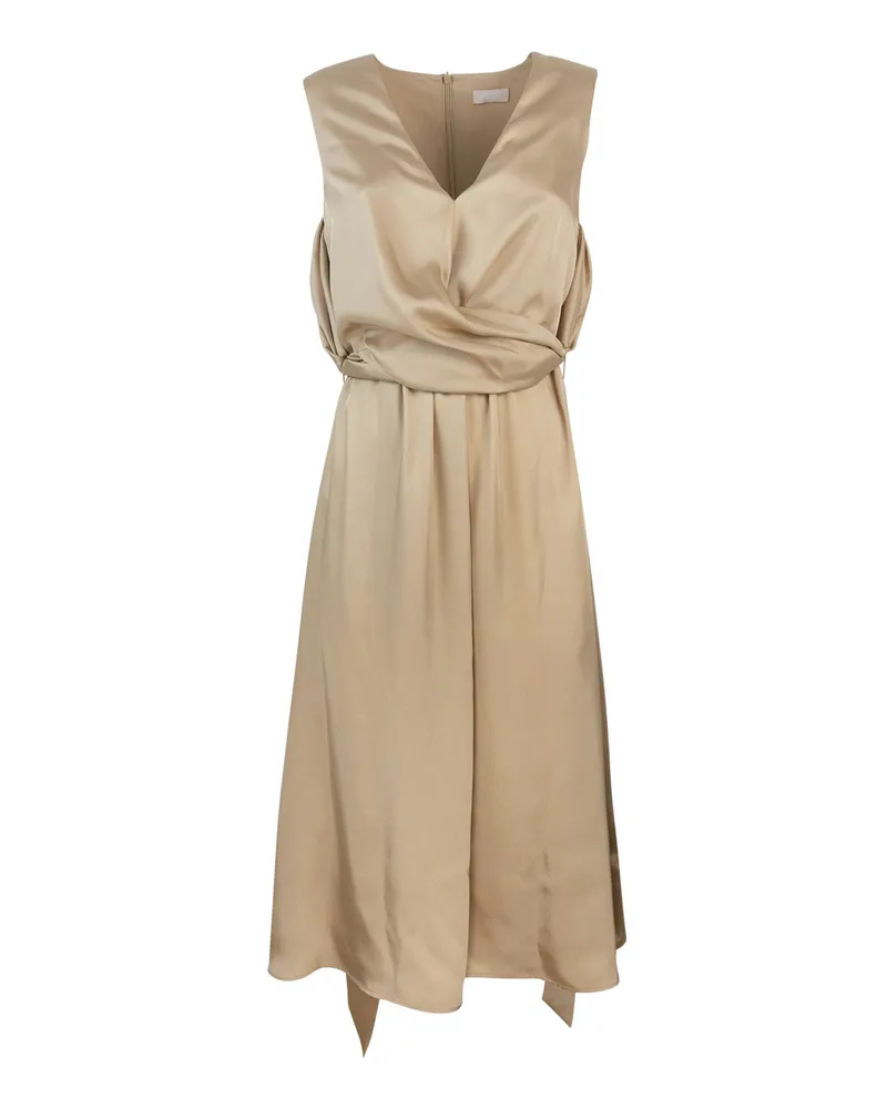 Liu Jo Abito Incrociato Beige Toni