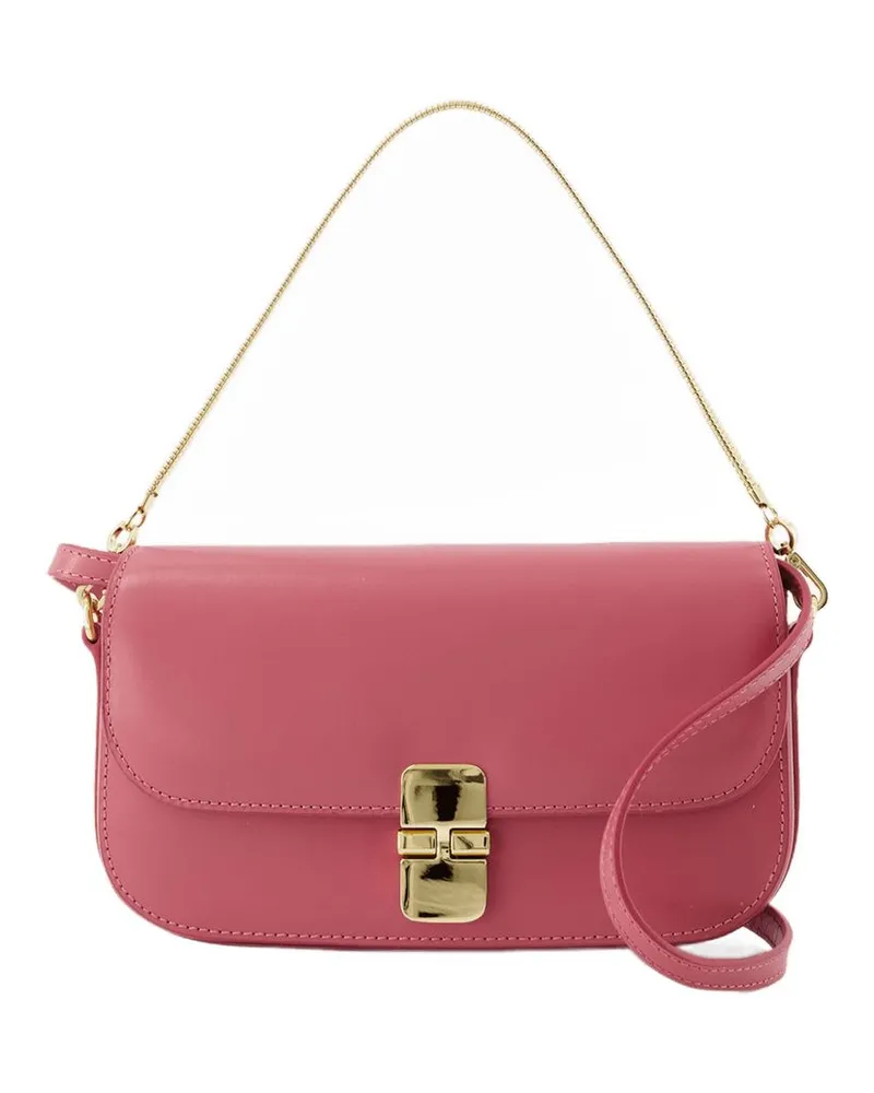 A.P.C. Grace Chaine Crossbody  Lederrosa Rosa