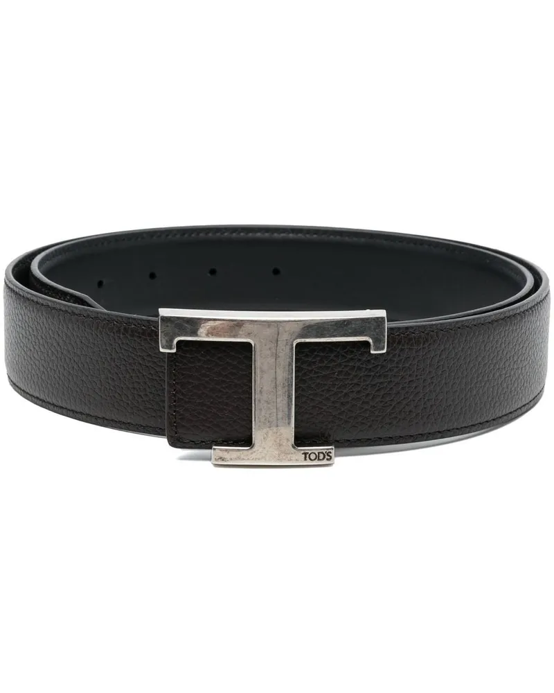 TOD'S Tod 's Gürtel schwarz Black