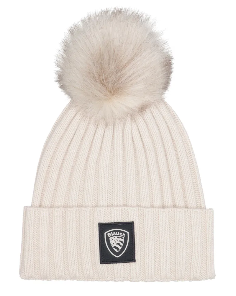 Blauer Hüte Elfenbein Ivory