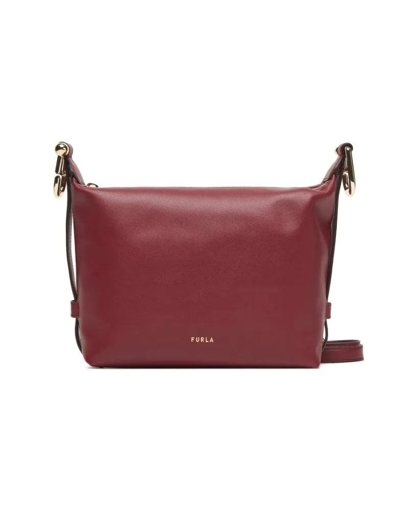 Furla Tonie Mini Hobo Red