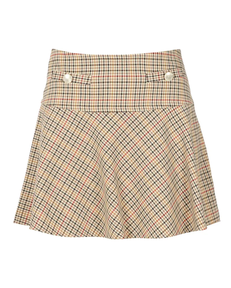 Semicouture Halbzwiebelröcke Panna+sabbia