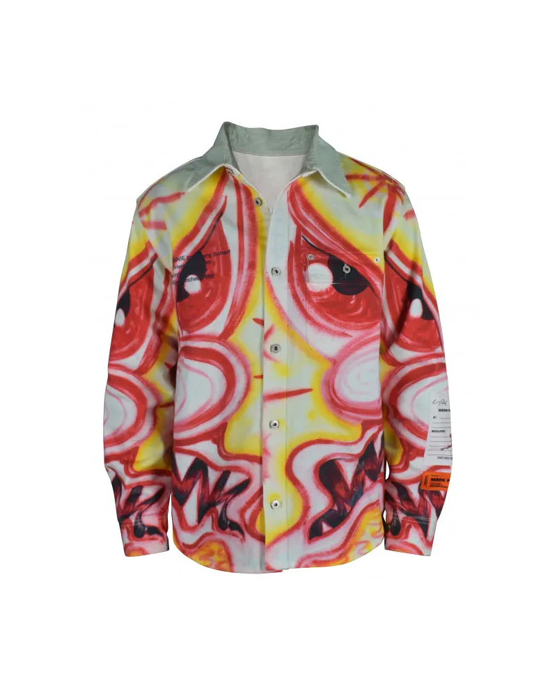 Heron Preston mehrfarbige Jeansjacke Multicolor