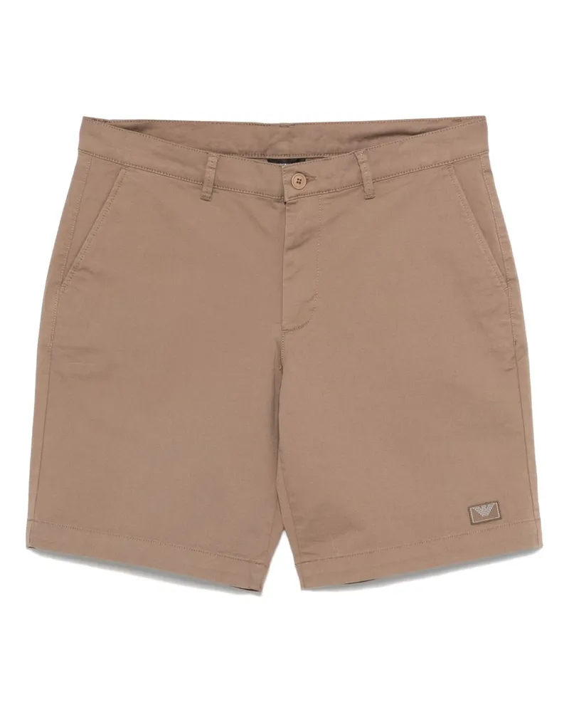Emporio Armani Logo -Baumwollshorts Grey