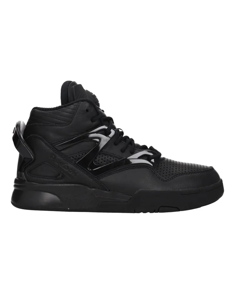 Reebok Sneakers Pump Omni Damens Leder Schwarz -