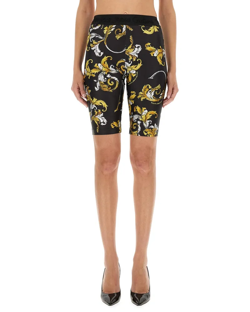 Versace Jeans Umriss Barock" -Ryklingshorts Black