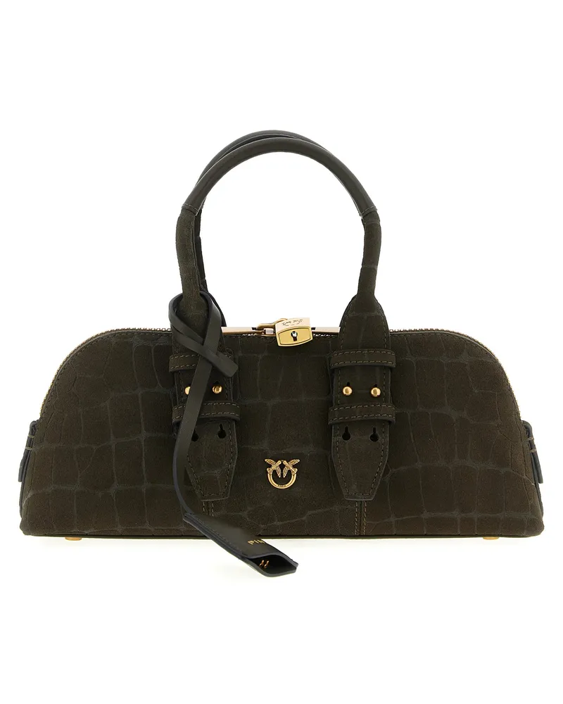Pinko Escape Baguette' kleine Handtasche Green