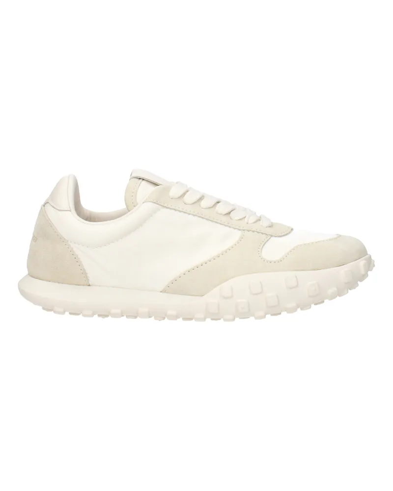 Jil Sander Moon Damens Sneakers aus weißem/grauem Stoff -