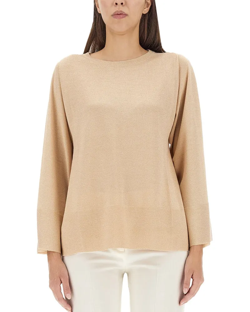 Fabiana Filippi Lurex Trikot Ivory