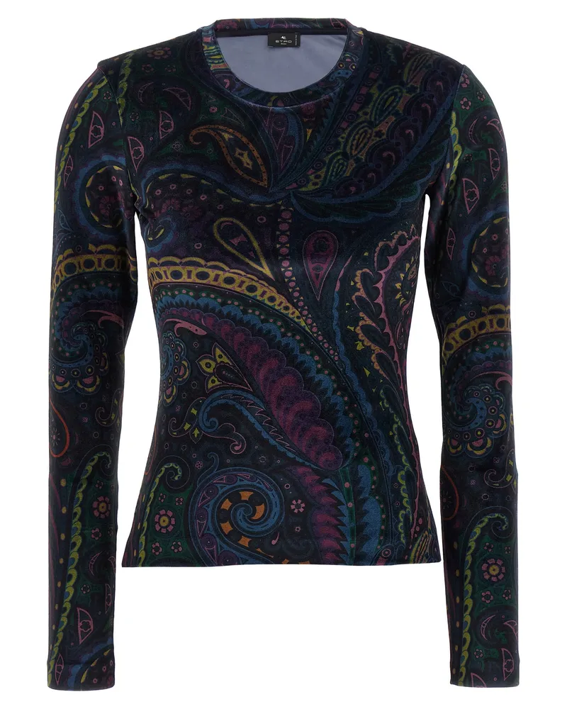 Etro Chenille -Pullover Multicolor