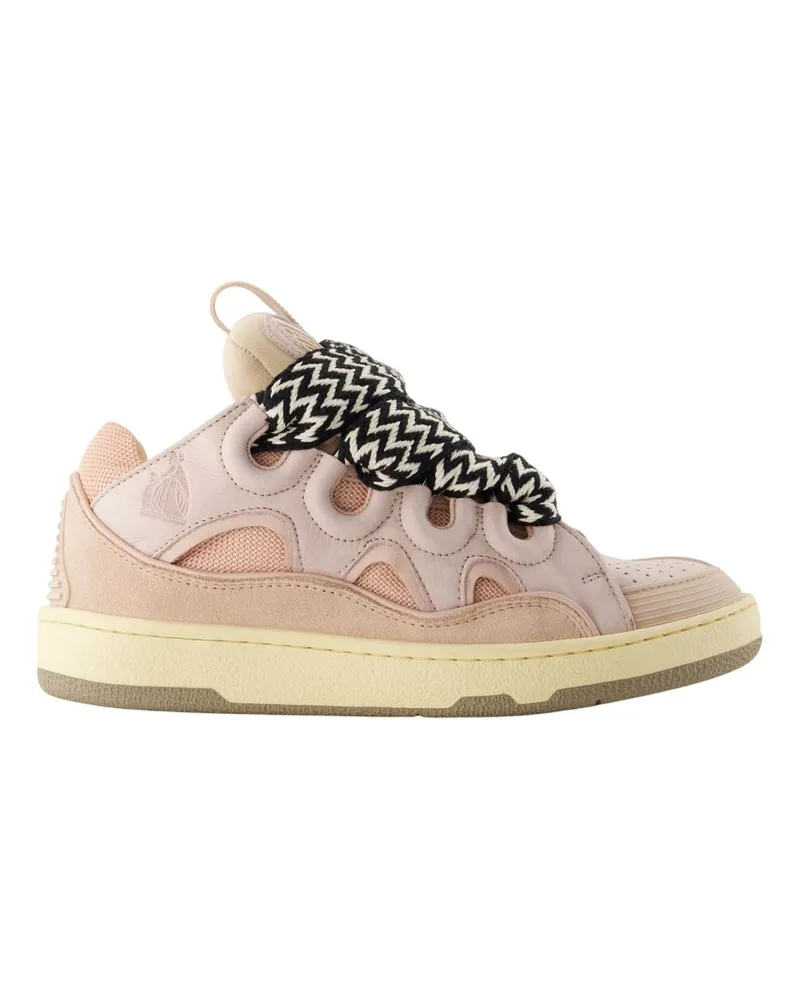 Lanvin Curb Sneakers  Synthetic Pink Pink