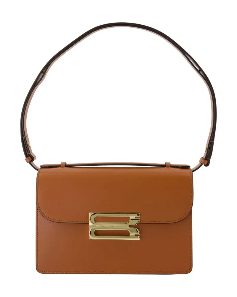 Victoria Beckham Dorian Crossbody  Leder braun Braun