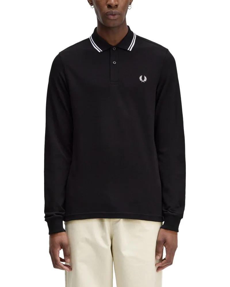 Fred Perry Double Line Polo -Hemd Green