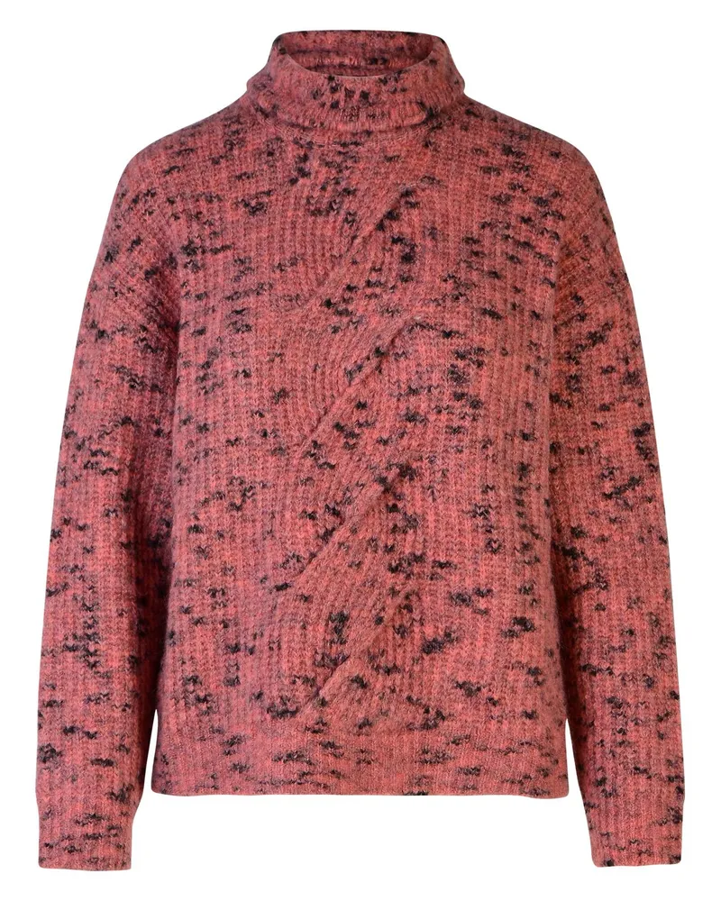 Moschino Moschino -Jeans rosa Wolle Mischung Rollkragenpullover Pink