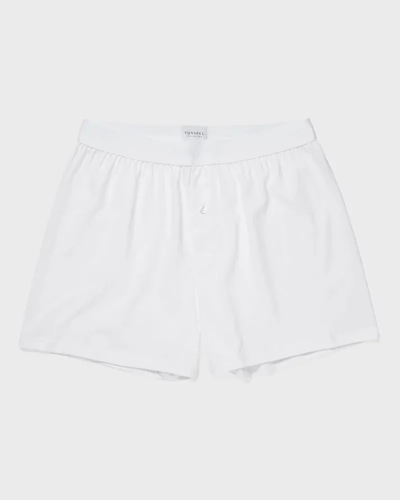 Sunspel Sonnenerpelshorts weiß White