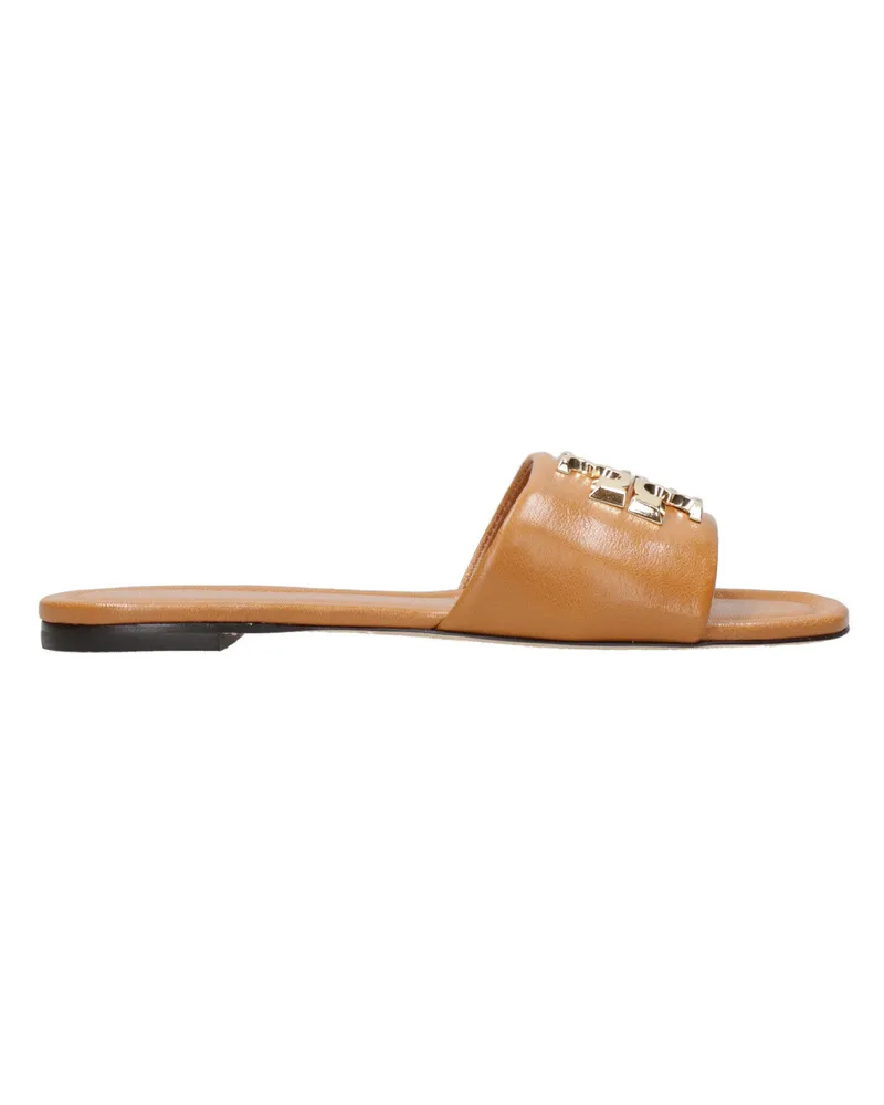 Tory Burch e Sandalen Lederbraun Leather