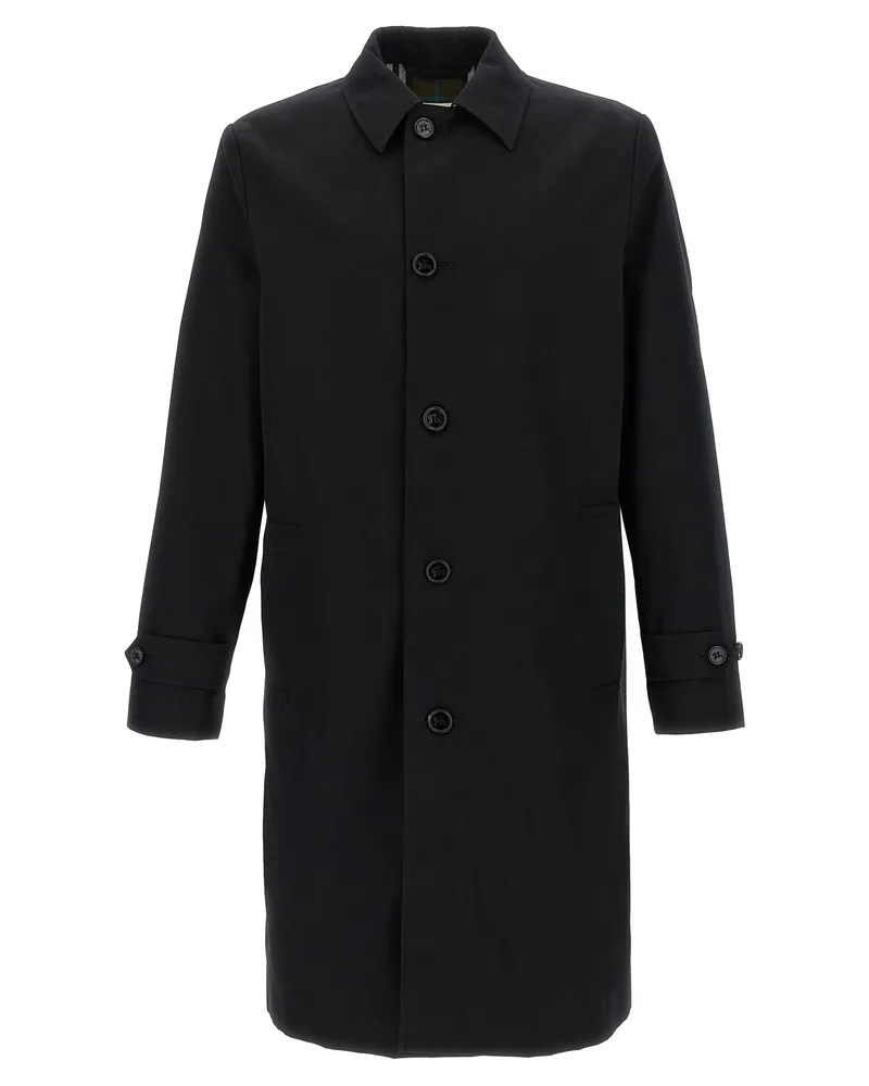 Burberry mittelgroße Automantel Black