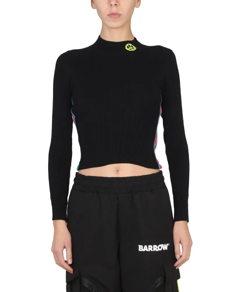 BARROW Top mit Logo und farbigen Bändern Multicolour