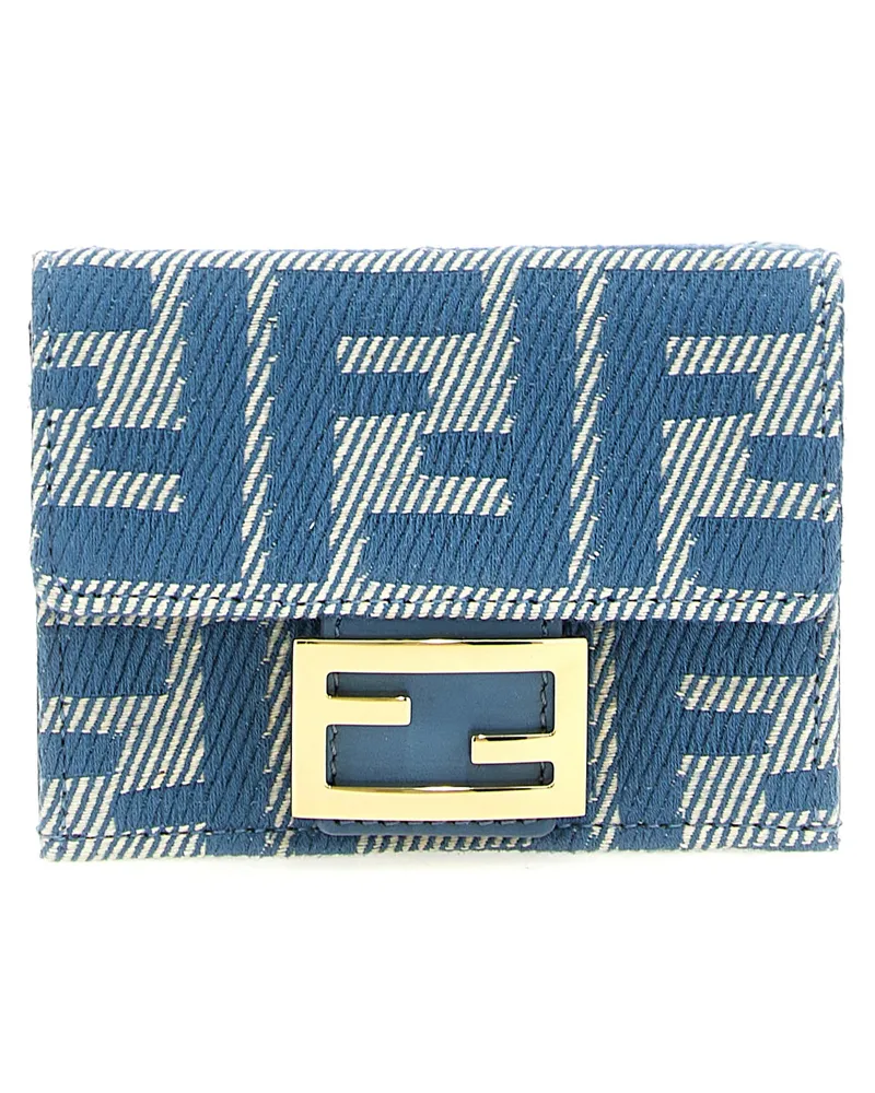 Fendi Micro Triufold Baguette' Brieftasche Light