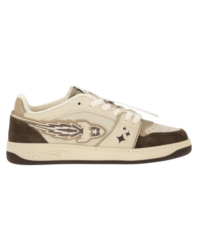 ENTERPRISE JAPAN EJ Ei -Raketen -Sneaker White