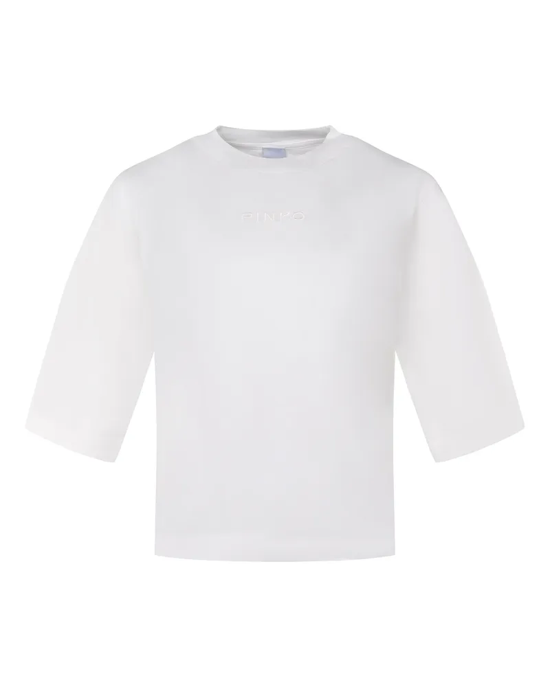 Pinko Niamey" T -Shirt aus Baumwolle White