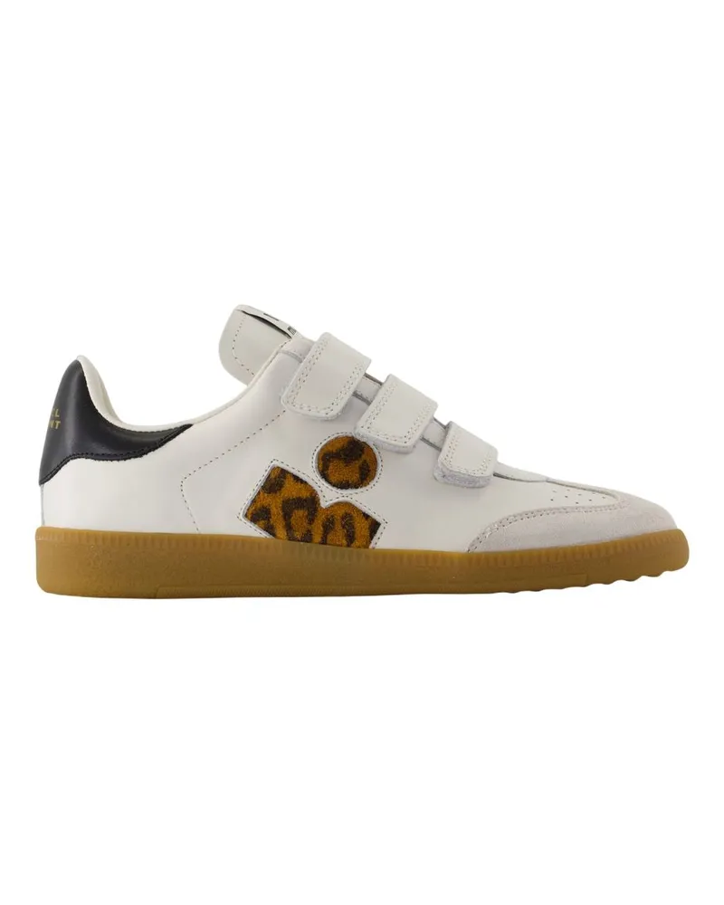 Isabel Marant Beth GB Sneakers  Leder Weiß White