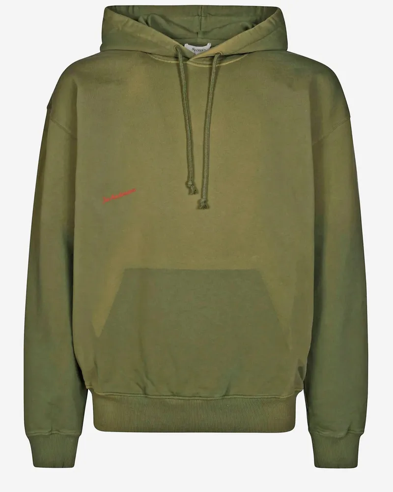 J.W.Anderson JW Anderson Cotton Sweatshirt mit Logo Green