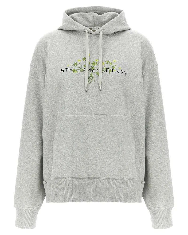 Stella McCartney Logo Hoodie Gray
