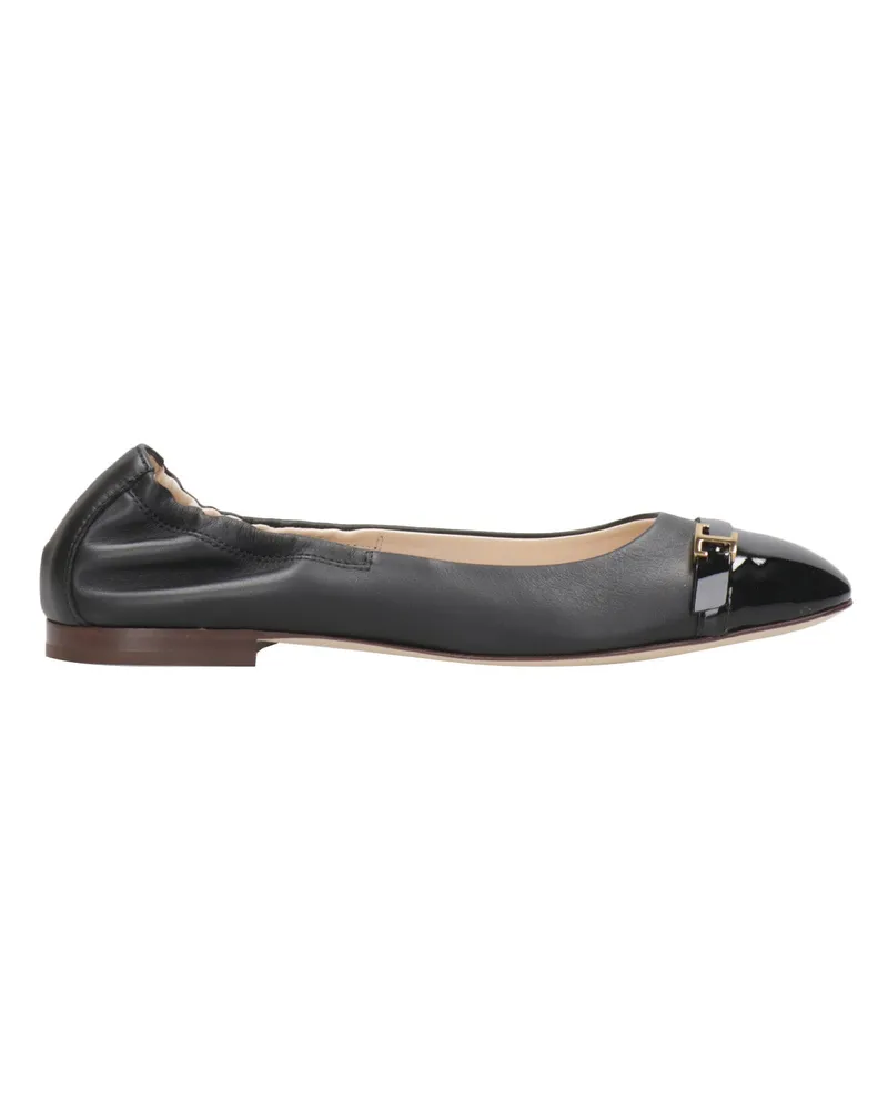 TOD'S Tod 's Flache Schuhe schwarz Black