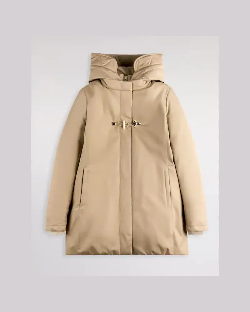 Fay technischer Knebelmantel Camel