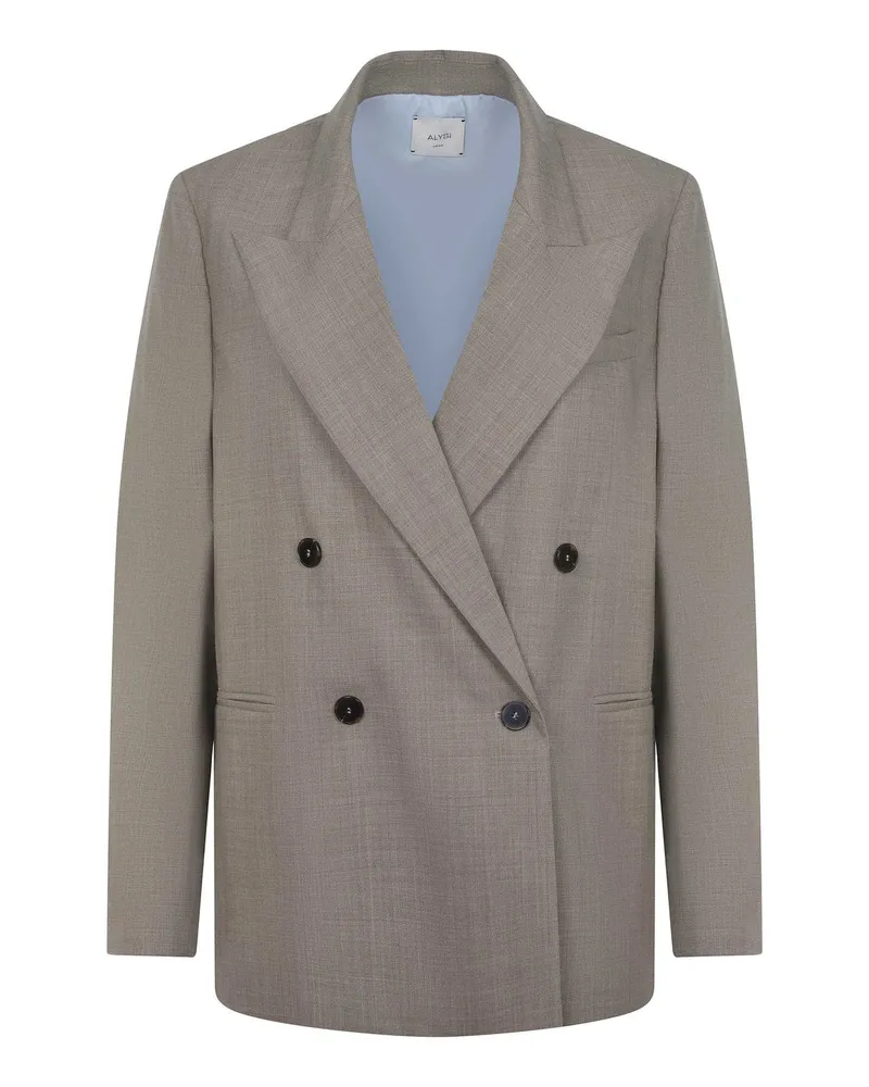 ALYSI Jacke aus Wolle Green