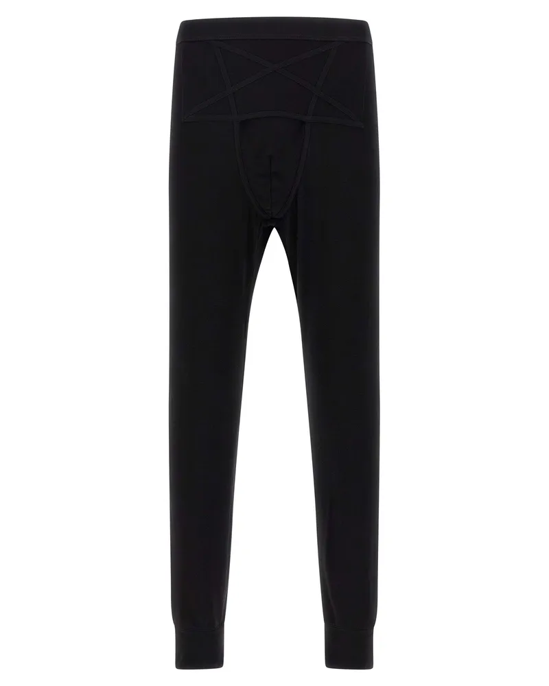 Rick Owens Thermal Bottom“-Leggings Black